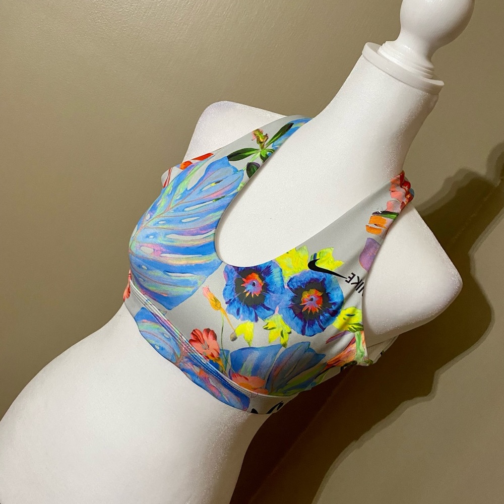Nike Floral Sports Bra - S